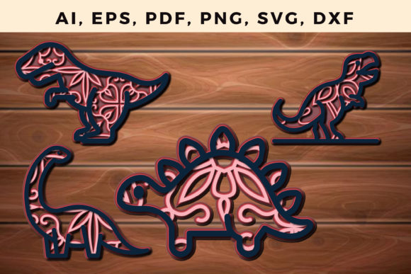 3D Multi Layer Dinosaur Laser Cut Bundle: A Creative and Practical Tool for All