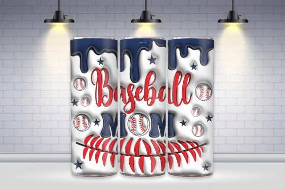 Baseball Mom 3D Tumbler Wrap Design: A Stylish and Practical Choice