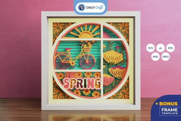 It’s Spring Season 3D Shadow Box