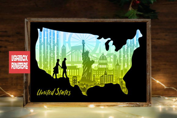 Love in US 3d Paper Light Box 247: A Unique Way to Express Love
