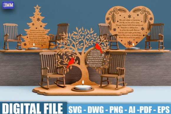Memorial Chair Decor 3D SVG DXF: A Strategic Tool for Meaningful Expression