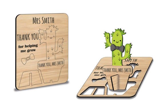 SVG Laser 3D Teacher Appreciation Gift